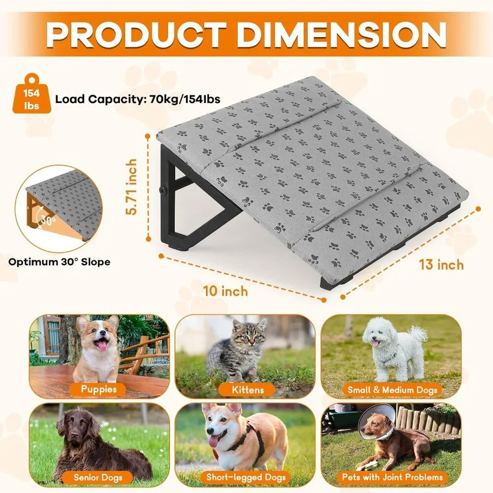 Dog Ramp with Anti-Slip Bump for Stairs